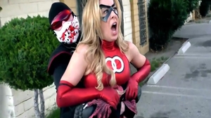 Herie Deville amongst Cherie Deville fetish doggy style