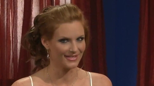 Masturbation escorted by big butt european redhead