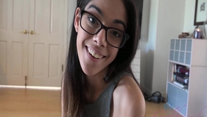 Big butt teen Harmony Wonder raw pussy fuck creampie