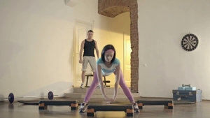 Big butt pornstar romantic sucking dick at the gym