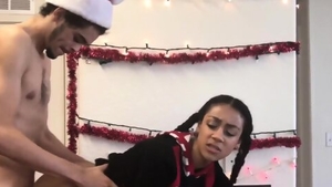 Huge tits ebony stepsis desires nailing