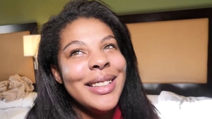 Wet pussy afro amateur licking big cock