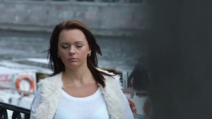 Sex in company with perfect body brunette