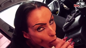 Large boobs brunette orgy in the casino