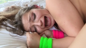 Large boobs teen Dani Daniels finds irresistible hard pounding