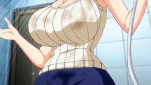 Large tits japanese hentai got her pussy smashed HD