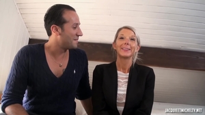 Butt sex amongst booty MILF in sexy stockings outdoors HD