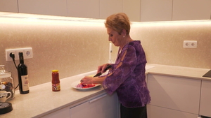 In the kitchen together with young hairy asian 18 yr old