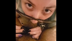 Piercing amateur in bodysuit sloppy cowgirl sex