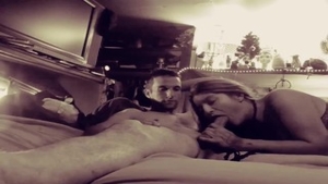 Very sexy mexican amateur sucks dick and fucks