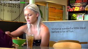 Blowjobs along with tight blonde