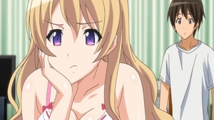 Asian teen chick touching natural boobs