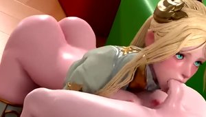 Big ass babe enjoys rough nailing