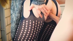 Amateur touching big ass