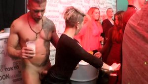 Party Hardcore - Booty CFNM group sex in club