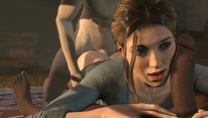 3D Toon Vidz - Lara Croft has a taste for raw sex